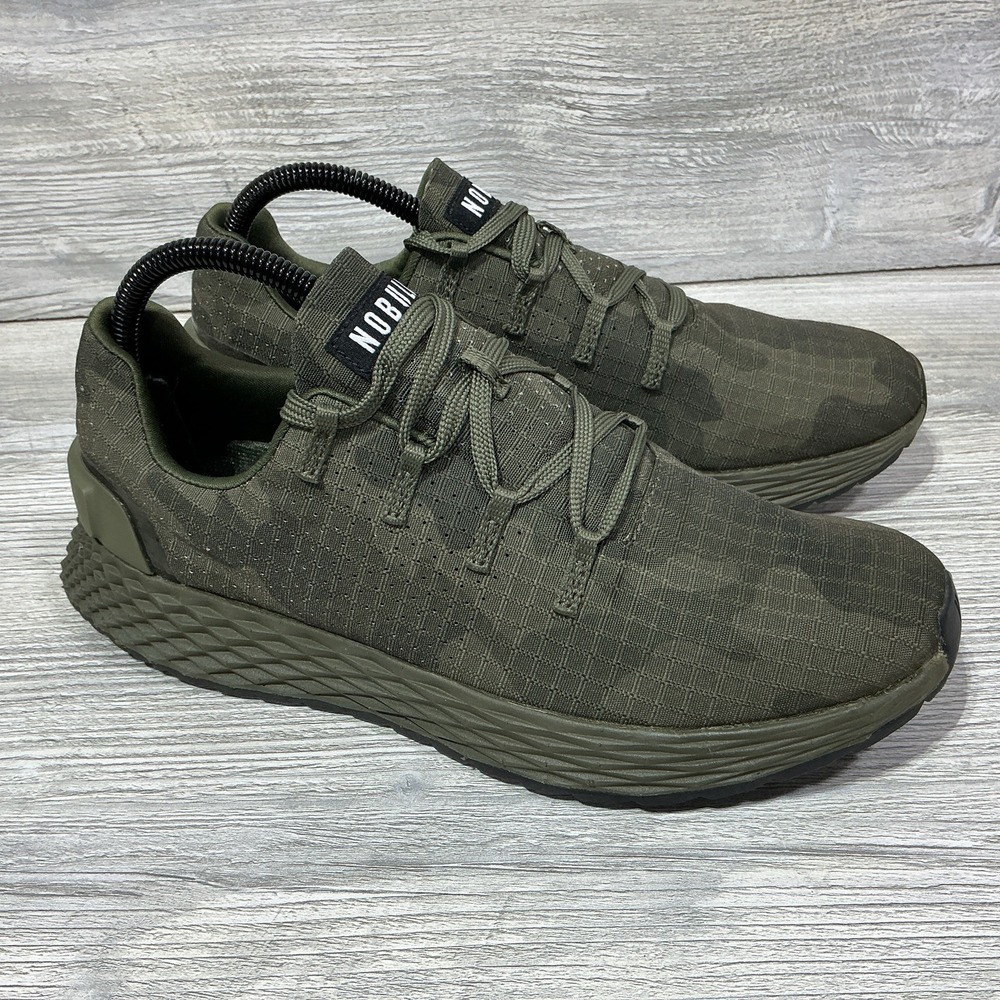 NoBull Allday Ripstop Runner Shoes Green Camouflage Men's 7 Women's 8.5 RARE